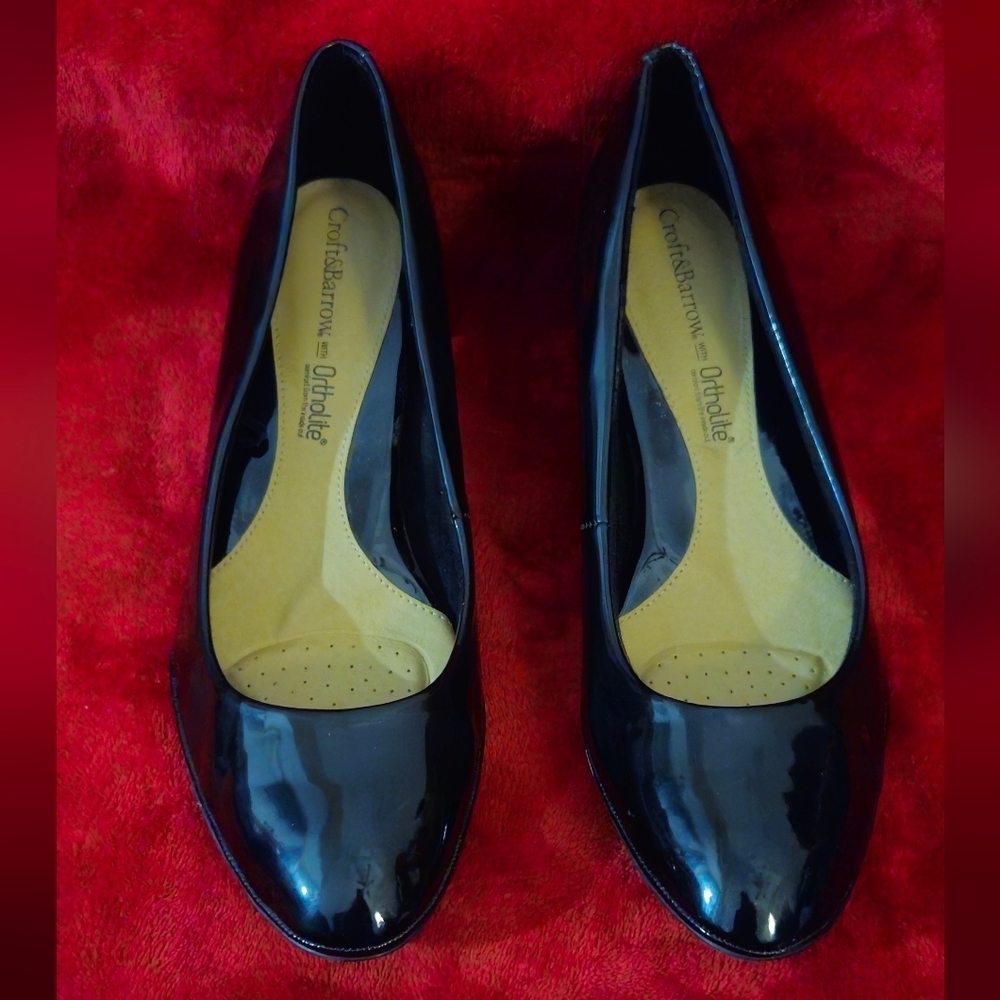 Croft & Barrow with Ortholite Patent Black Heels - Size 10M